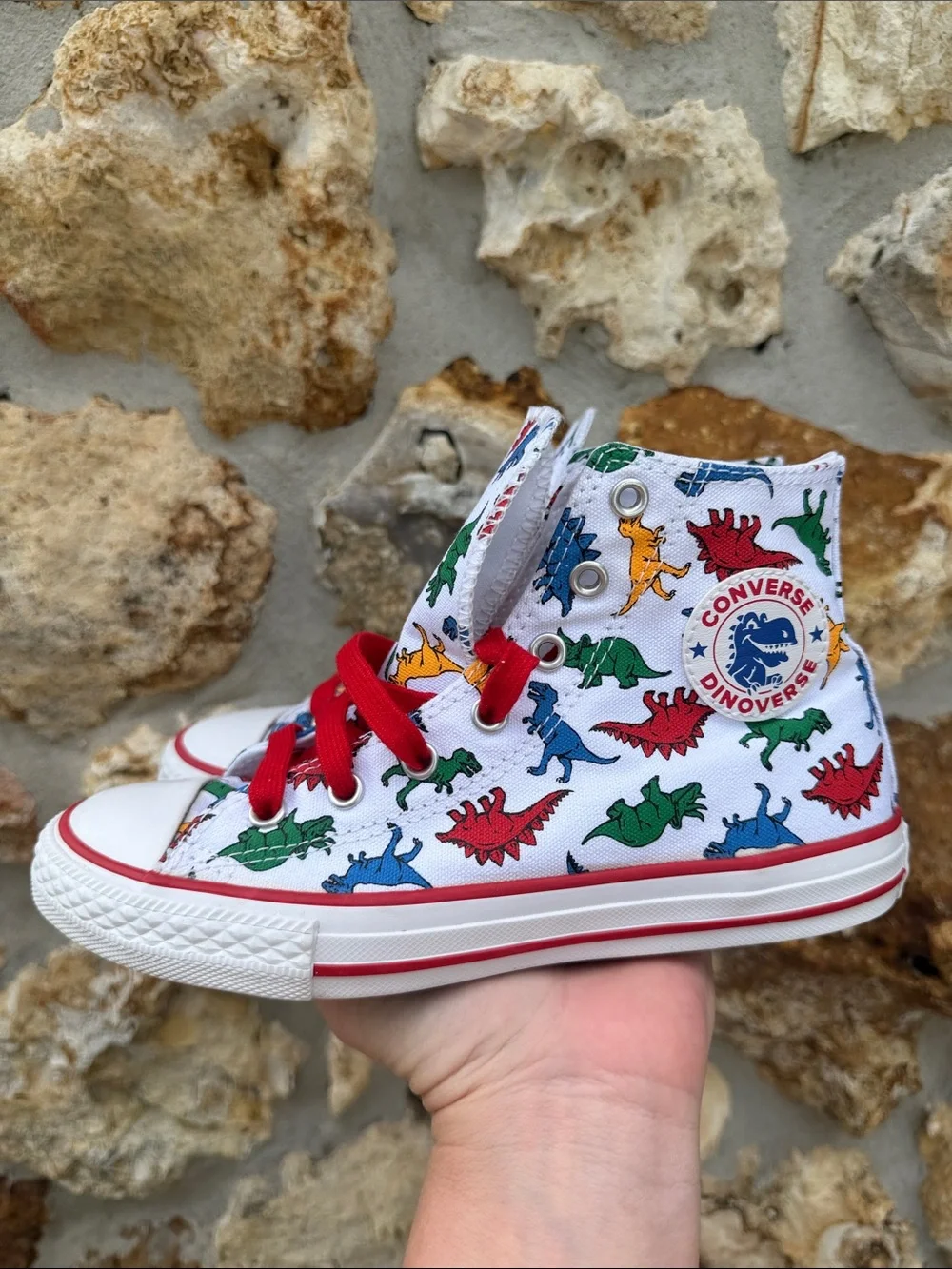 Converse dinoverse high tops kids 3 unisex